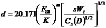 怎樣計(jì)算球磨機(jī)的研磨體直徑？
