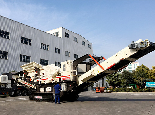 Wotetrack履帶式移動(dòng)破碎站，助力建筑垃圾資源化利用!